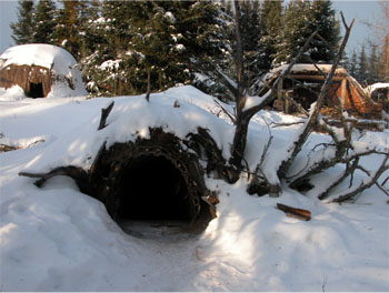 Lodge with a fresh blanket